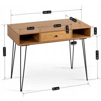 Письмовий стіл Mebel Elit LAMICA Дуб золотий ME.LAMICA/D/CZ/B фото - 10