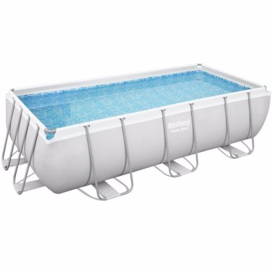 Каркасный бассейн Bestway 56441 POWER STEEL 404x201x100 см Серый 82763768 фото - 2