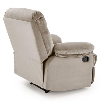 Кресло мягкое раскладное с реклайнером Halmar DRAGER Бежевый V-CH-DRAGER-FOT-BEŻOWY фото - 6