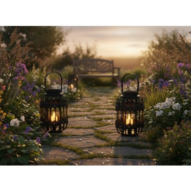 Подсвечник-фонарь Garden Line LIS3216 Черный LIS3216 фото - 3