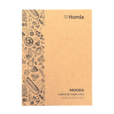 Набор ножей для сыра Homla MOOKA | Серебристый / Дерево 212720 фото - 8