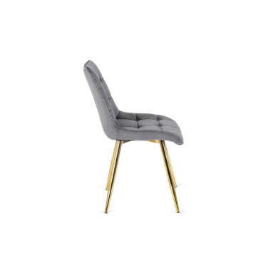 Обідній стілець Mebel Elit CARO Welur Сірий - 4 Обідній стілець Mebel Elit CARO Welur Сірий ME.CARO/P/ZL/V/K фото - 4