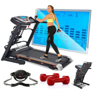 Бігова доріжка з масажером Corciano LAXE 19 км/г 150 кг 5901721055186 фото - 6