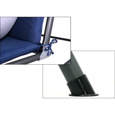 Садовые качели Garden Line 170x118x153 см Синий KRE9696 фото - 9