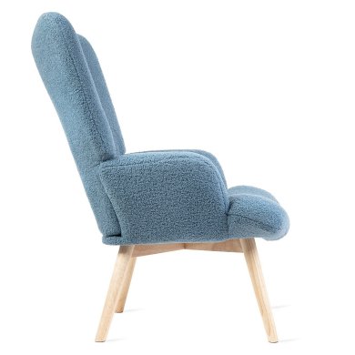 Кресло мягкое Homla MOSS TEDDY BOUCLE Синий 209867 фото - 3