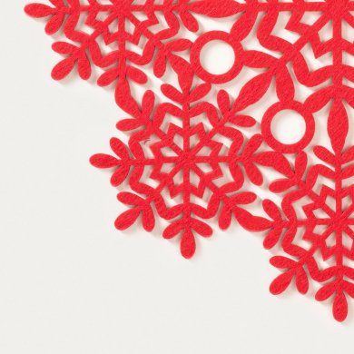 Набір сервірувальних килимків Homla ORKEL 38 см 2 шт Червоний 242213 фото - 3