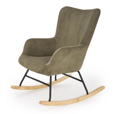 Кресло-качалка мягкое Halmar BELMIRO Оливковый - 5 Кресло-качалка мягкое Halmar BELMIRO Оливковый V-CH-BELMIRO-FOT-OLIWKOWY фото - 5