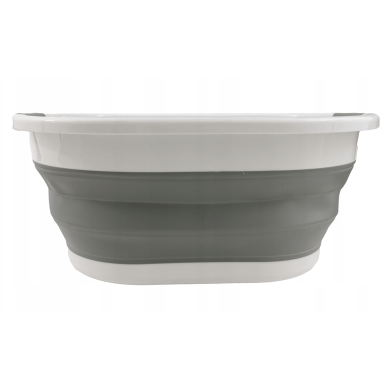 Складаний кошик для білизни Kontrast 24 л Білий Kuc000028 фото - 6