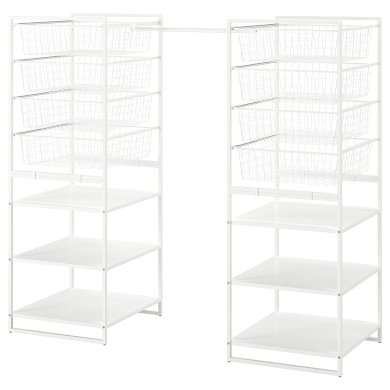 IKEA Стеллаж JONAXEL Белый (ИКЕА ЙОНАКСЕЛЬ) 59317554
