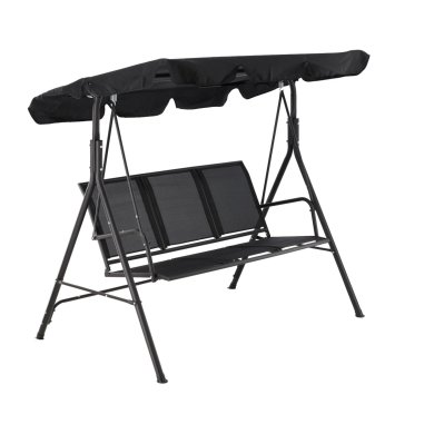 Садовые качели Garden Line 170x110x153 см Черный - 2 Садовые качели Garden Line 170x110x153 см Черный KRE3118 фото - 2