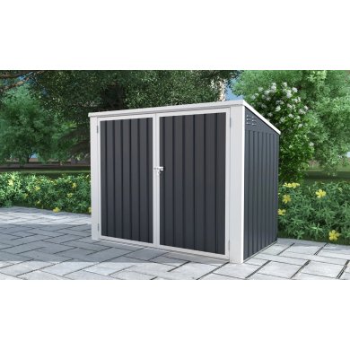 Бокс для мусорных баков Сorciano POLLY M-B Антрацит - 6 Бокс для мусорных баков Сorciano POLLY M-B Антрацит 5901721052017 фото - 6