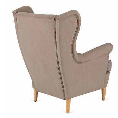 Крісло м'яке з пуфом Mebel Elit EVAN 2 Бежевий ME.EVAN2/BZ/D/T/FWPD фото - 3