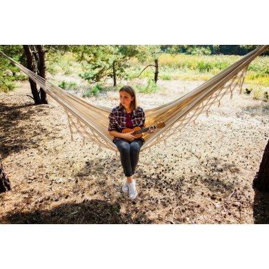 Гамак Garden Line BOHO 200x150 см Бежевый HAM3194_beige фото - 9