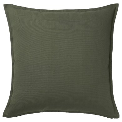 IKEA Декоративная наволочка GURLI 50х50 см Темно-зеленый (ИКЕА ГУРЛИ) 60489587