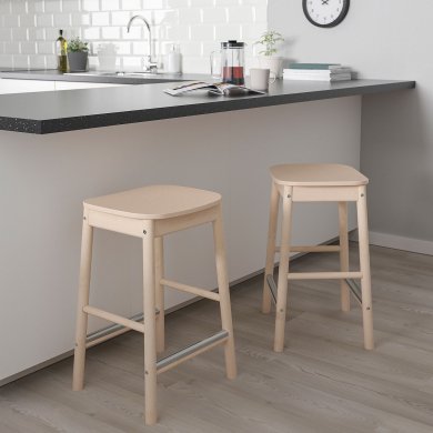 IKEA Барный табурет RONNINGE Дерево (ИКЕА РОННИНГЕ) 60512899 фото - 7