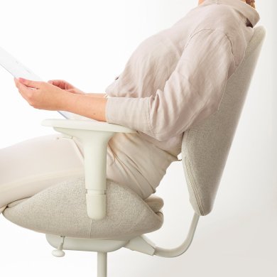 IKEA Офисное кресло HATTEFJALL Бежевый (ИКЕА ХАТТЕФЬЯЛЛЬ) 60538955 фото - 13