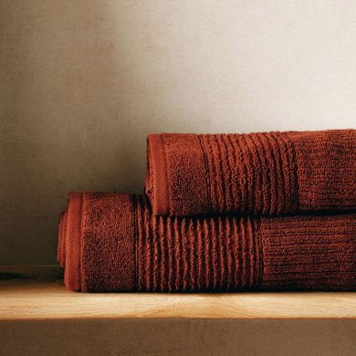 Рушник для тіла Homla NALTIO 70x130 см Бордовий 213416 фото - 5