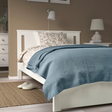 Покрывало INDIRA 150х250 см Голубой - 2 IKEA Покрывало INDIRA 150х250 см Голубой (ИКЕА ИНДИРА) 40582633 фото - 2