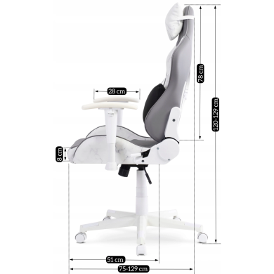 Геймерське крісло Mebel Elit CANDY MINI Сірий ME.KIDCANDY/P/E/FO фото - 5