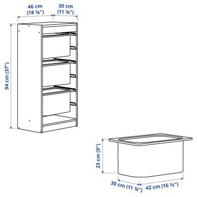 IKEA TROFAST (ИКЕА ТРОФАСТ) 49515093 фото - 3