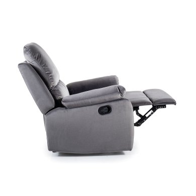 Крісло м'яке розкладне з реклайнером Signal Spencer 1 Velvet Сірий SPENCER1VSZ фото - 3