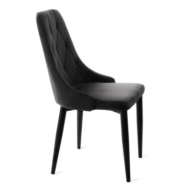 Обідній стілець Homla LOUIS QUILTER Welur Чорний 213958 фото - 2
