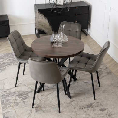 Розкладний обідній стіл Mebel Elit DORIAN Горіх - 8 Розкладний обідній стіл Mebel Elit DORIAN Горіх ME.DORIAN/O/CZ/S фото - 8