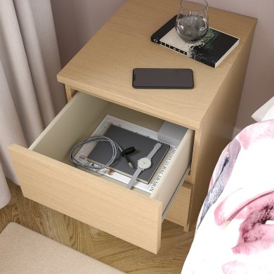 IKEA Тумба нічна MALM (ИКЕА МАЛЬМ) 10178601 фото - 12