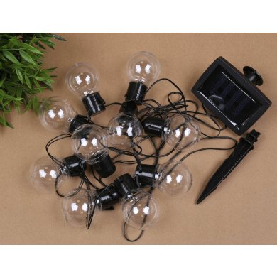 Декоративна гірлянда на сонячній батареї Garden Line 10 LED 1,8 м Холодний-білий SOL3590 фото - 9