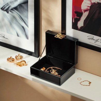 Скринька для прикрас Homla CARNIVAL 19x15x8 см Чорний - 7 Скринька для прикрас Homla CARNIVAL 19x15x8 см Чорний 237524 фото - 7