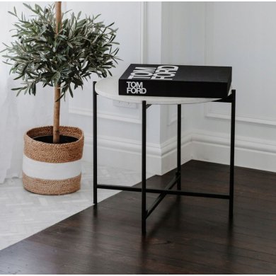 Журнальный стол Meven TERRAZZO BIG Белый - 6 Журнальный стол Meven TERRAZZO BIG Белый MV-8396-TERRAZZO70CM фото - 6