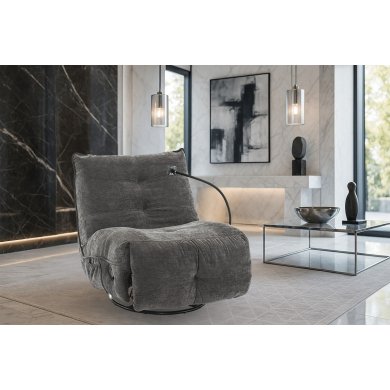 Кресло мягкое раскладное с реклайнером Kontrast COSMO Серый 5.01.92309 фото - 4