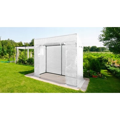 Парник теплиця Garden Line 200x77x168 см Белый - 4 Парник теплиця Garden Line 200x77x168 см Белый TUN0766 фото - 4