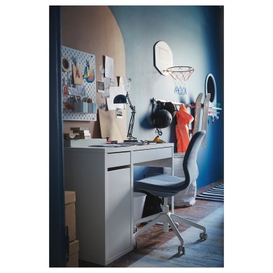 IKEA Письмовий стіл MICKE Білий (ИКЕА МИКЕ) 80213074 фото - 4