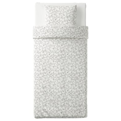IKEA Комплект постільної білизни KOPPARRANKA 150x200 см Принт (ИКЕА КОППАРРАНКА) 40449682 фото - 3
