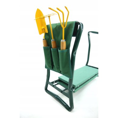 Табурет для огорода Garden Line KNEELER 3в1 Зеленый GWI3632 фото - 6