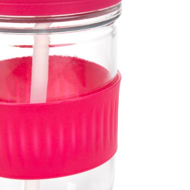 Кружка для воды Homla IDEUS 0,5 л | Розовый / Прозрачный 215560 фото - 5