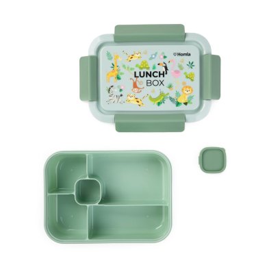 Ланч-бокс Homla Nepi 1,5 л Зелений - 4 Ланч-бокс Homla Nepi 1,5 л Зелений 218078 фото - 4
