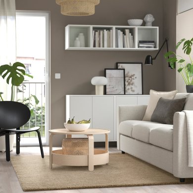 IKEA Ковер STOENSE 170x240 см Бежевый (ИКЕА СТОЭНС) 10607668 фото - 7