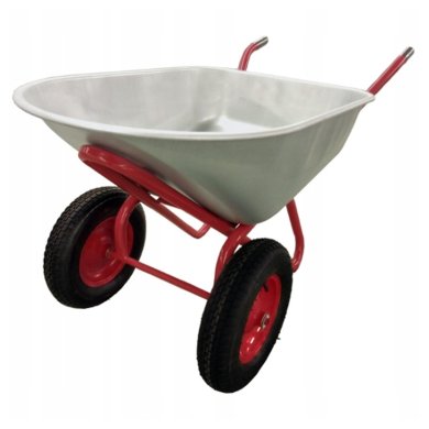 Садовая тачка Garden Line 140 л Серебристый HAT0671