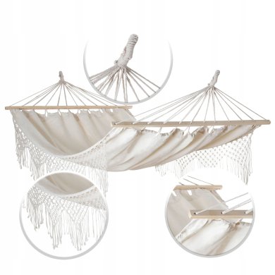 Гамак Kontrast MILOS 3 200х150 см Экрю 5.02.212115 фото - 2