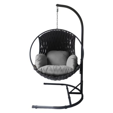 Подвесное кресло-кокон Garden Line TABANI Черный FAT0039