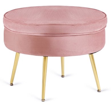 Крісло м'яке з підставкою Mebel Elit GRAND Welur Рожевий ME.GRAND/R/V/FW фото - 7