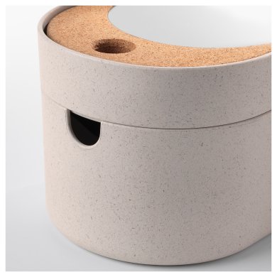 Коробка с зеркальной крышкой SAXBORGA - 9 IKEA Коробка с зеркальной крышкой SAXBORGA (ИКЕА SAXBORGA) 80391882 фото - 9