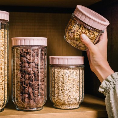 Контейнер Homla TENZO 0,9 л | Розовый / Прозрачный 206440 фото - 6