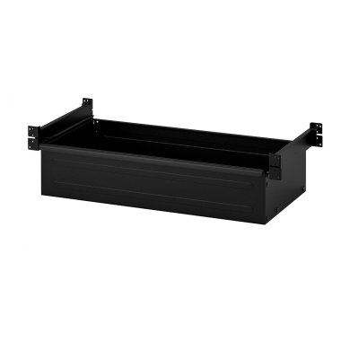 IKEA Ящик для стеллажа BROR Черный (ИКЕА БРОР) 70494296