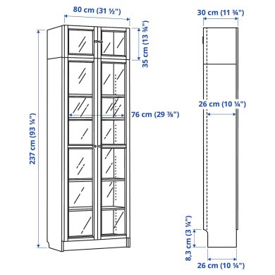 IKEA BILLY / OXBERG (ИКЕА БИЛЛИ/ОКСБЕРГ) 29581913 фото - 4