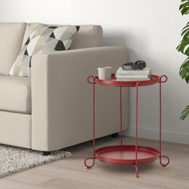 IKEA Журнальний стіл LIVELYCKE Червоний (ИКЕА ЛИВЛИККЕ) 70564010 фото - 7