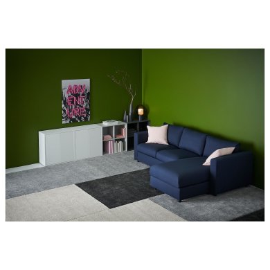 IKEA Килим STOENSE 133x195 см Сірий (ИКЕА STOENSE) 40427005 фото - 4