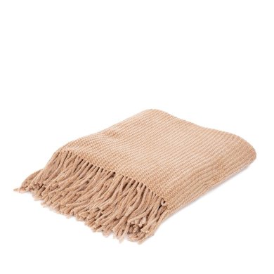 Плед Homla CHENILLE 130x170 см Бежевый 218476